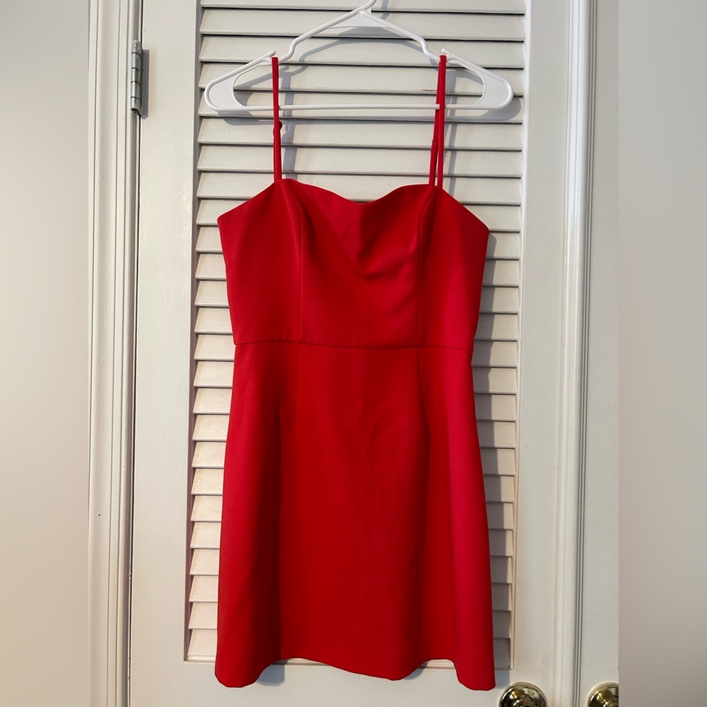 French Connection US 6 red mini dress